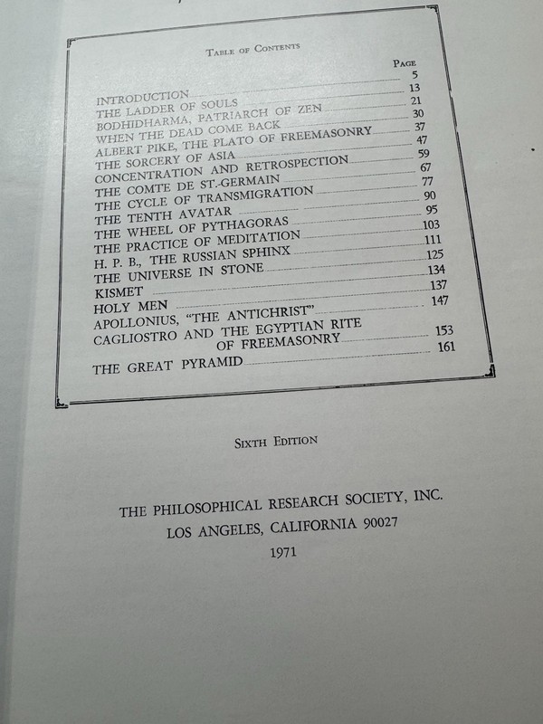 The Phoenix by Manly P. Hall Sixth Edition 1971 Signed Occult Philosophy gallery