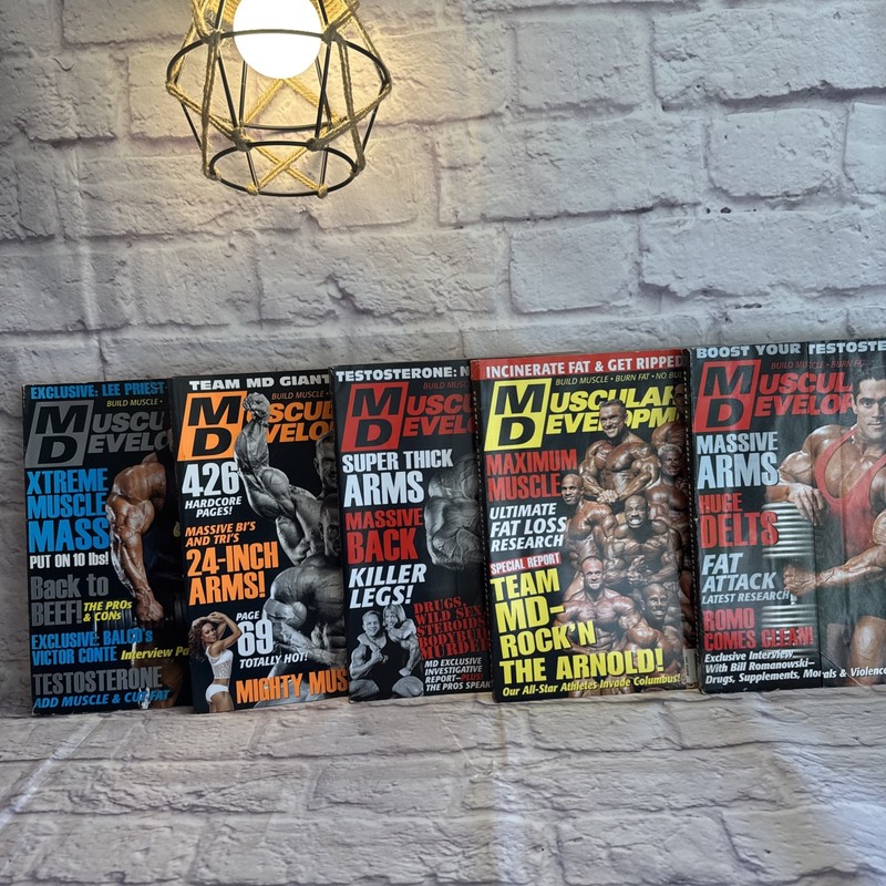 Musclular Development Magazines – 2006 Lot Of 5