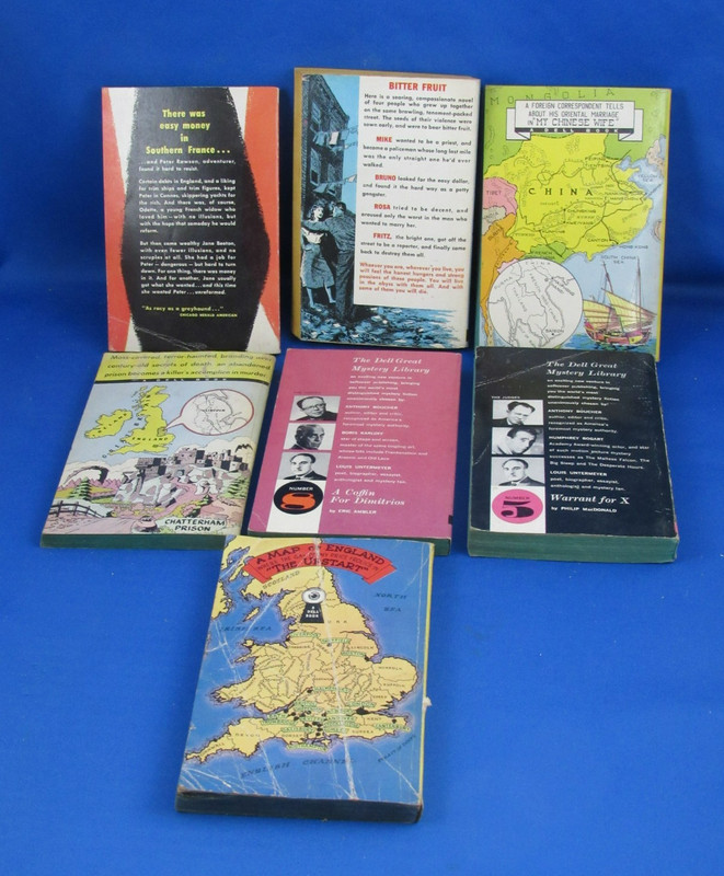 Dell Mystery Vintage Paperbacks 6x 3 are Mapbacks Car Ambler MacDonald gallery