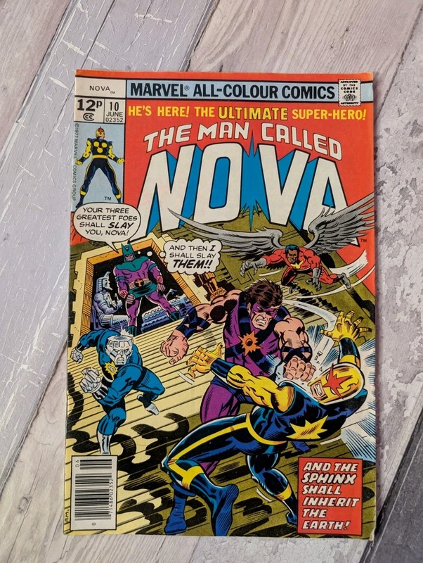 1977 The Man Called Nova Marvel Comics Vintage Issue 10 Excellent Condition gallery
