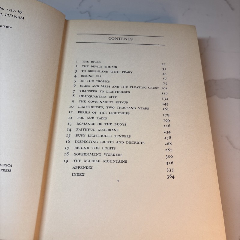 Sentinel of the Coasts Log of a Lighthouse Engineer George Putnam 1937 HC/DJ 1st gallery