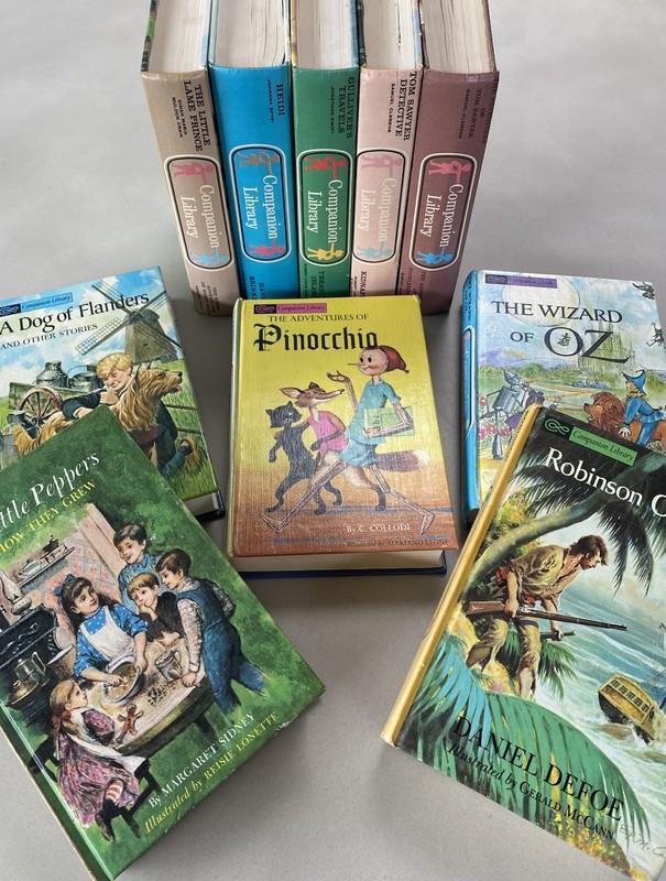 1963-65 Companion Library 2-in-1 Classic Children’s Stories Hardcovers Set of 10