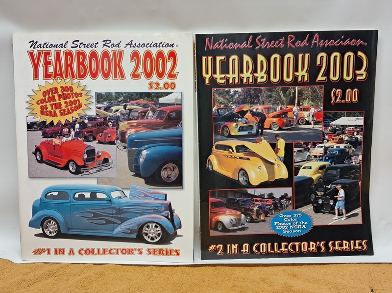 2002, 2003, #1 & 2 in a series, National Street Rod Association Yearbooks, EC
