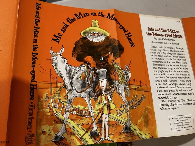 Vintage 1977 First Edition Me And The man On The Moon Eyed Horse HC Dust Jacket