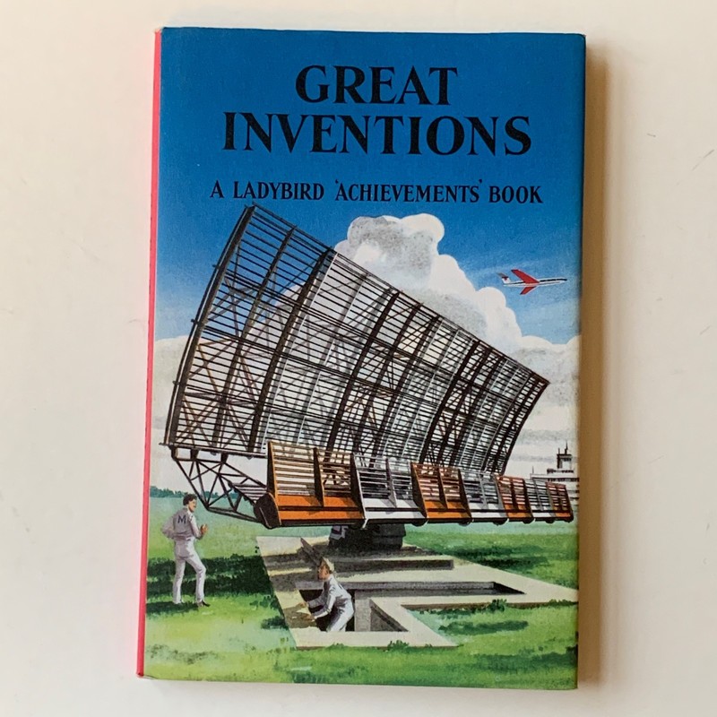 Vintage Ladybird Great Inventions Dust Jacket Series 601 Wills & Hepworth 2/6net