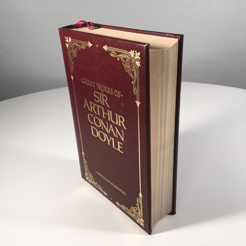 GREAT WORKS OF SIR ARTHUR CONAN DOYLE Chatham River Press 1984 Leather Hardcover gallery