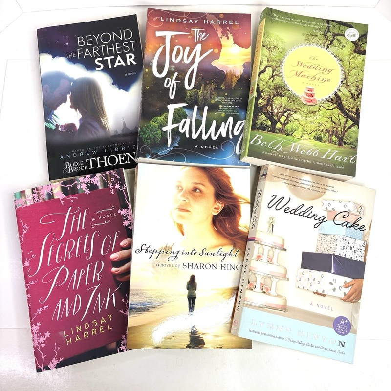 Lot of 6 Inspirational General Contemporary Fiction PB Books Mixed Authors