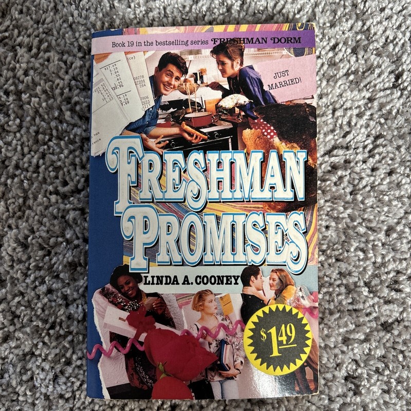 Freshman Dorm Book Lot of 6 Linda A. Cooney 1990s Series Roommate Obsession Rare gallery
