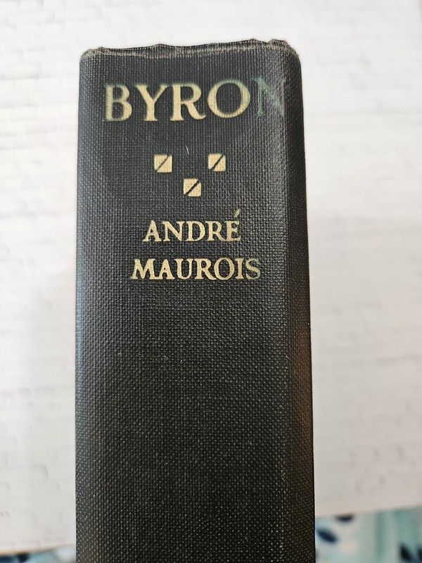 1930 Byron by André Maurois Hardcover Biography 596 Pages Grosset & Dunlap Clean