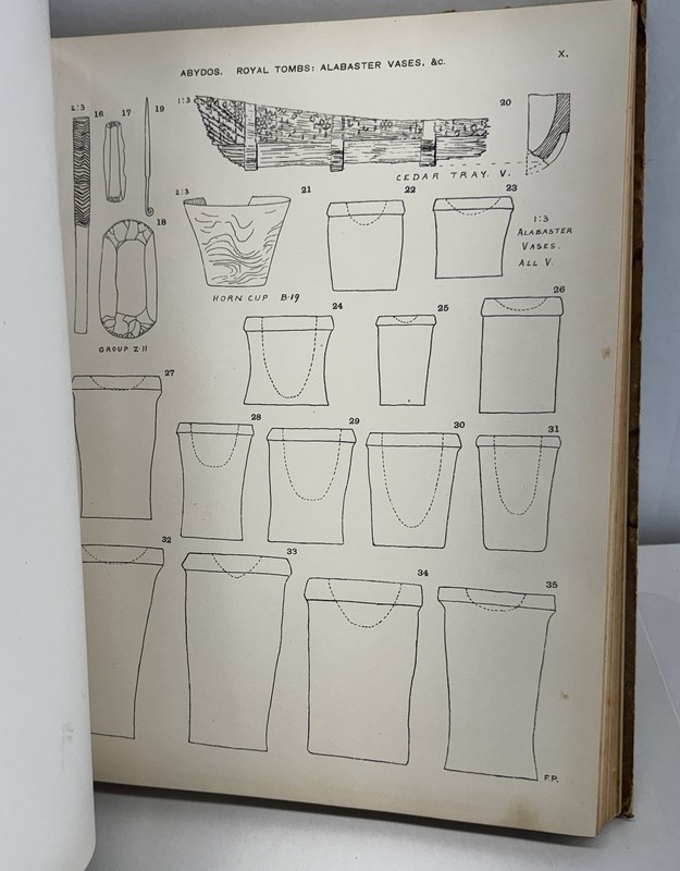 1902 Abydos Part I Flinders Petrie Egypt Archaeology Plates Illustrated gallery