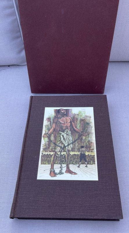 UP FROM SLAVERY Booker T. Washington 1970 w/ Slipcase, HC Heritage Press illustr
