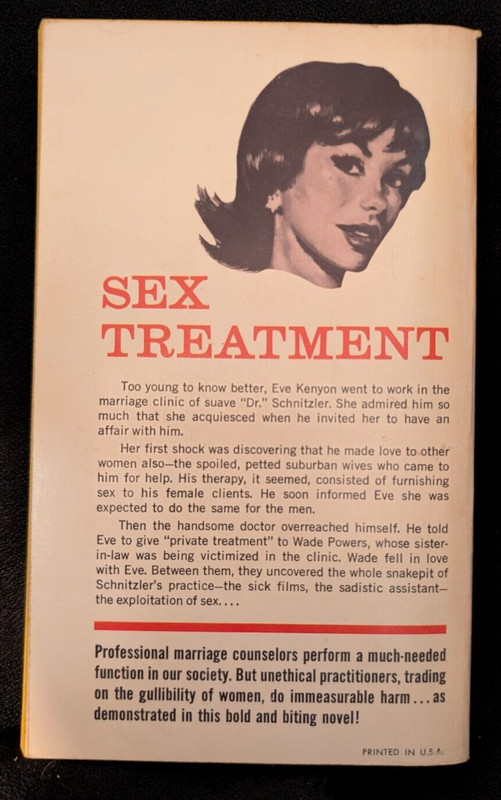 Thrill Clinic by Jill Monte Vintage Erotica PB Softcover Library#B913X c1966 gallery