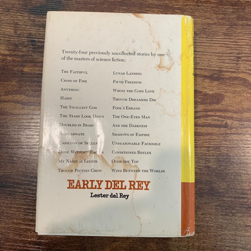 Early Del Rey by Lester Del Rey 1975 Hardcover HCDJ BCE Vintage Sci-Fi gallery