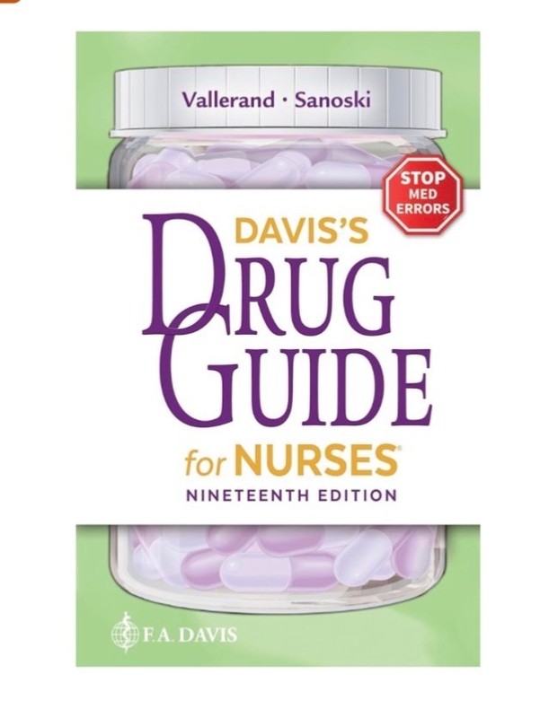 Davis’s Drug Guide for Nurses