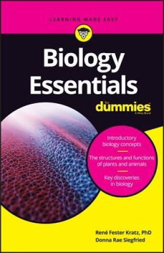 Biology Essentials For Dummies – Paperback By Kratz, Rene Fester – GOOD