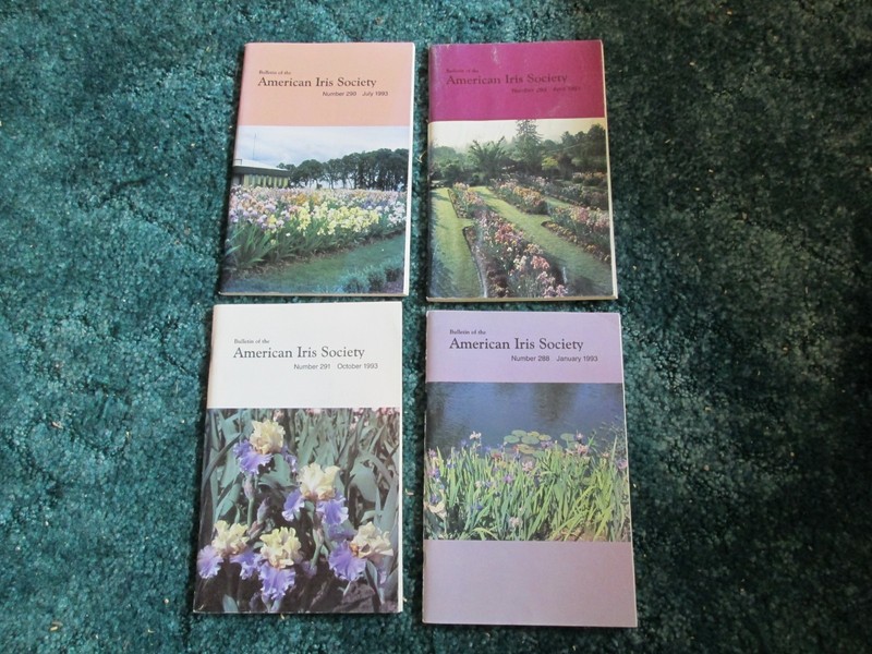 Bulletin of the American Iris Society – January, April, July, October 1993