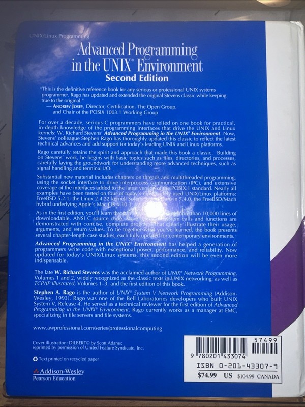 Advanced Programming In the Unix Environment by W Richard Stevens gallery