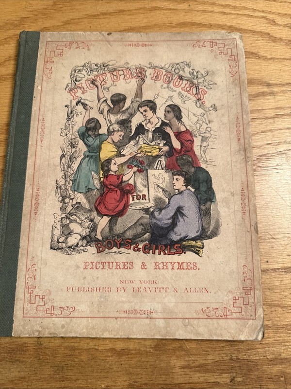 1860 Picture Books for Boys & Girls Pictures & Rhymes Illustrated