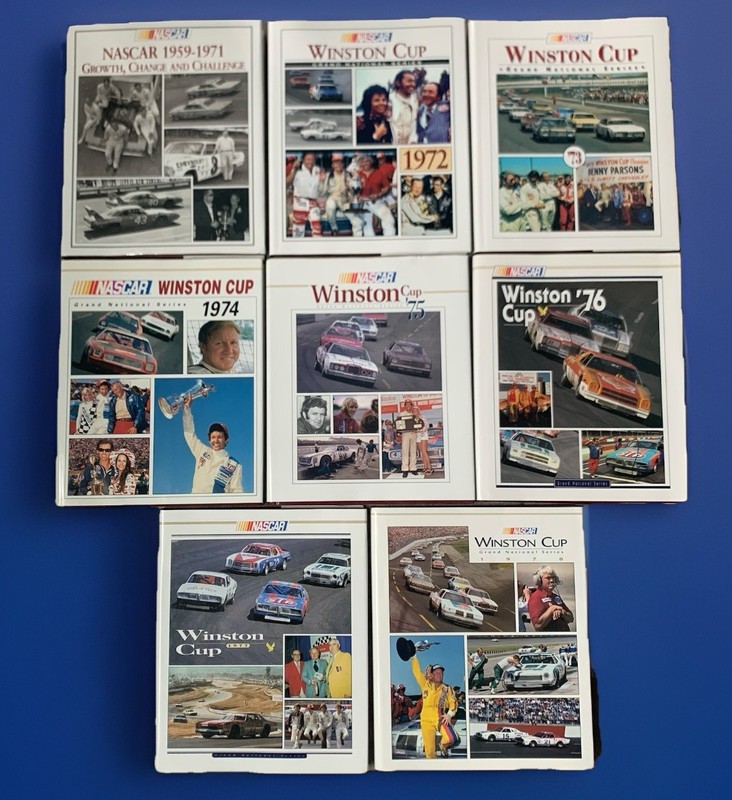 NASCAR Winston Cup Racing Series 1959-1978 Yearbook Lot of 8