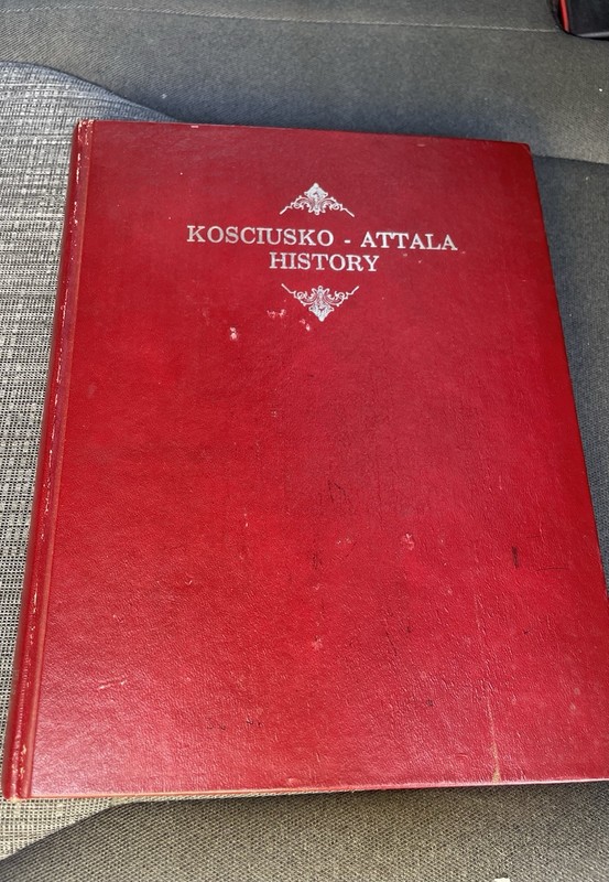 Vintage 1976 Kosciusko – Attala County History Book – Mississippi