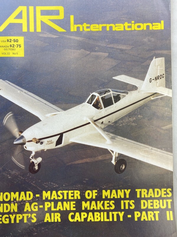 Vintage Commercial & Military Airplanes Aircraft Book – 1981 AIR International