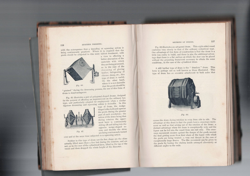 LEATHER DRESSING by M C LAMB pbl 1925 , 3rd ed , 472 pages , illustrated gallery