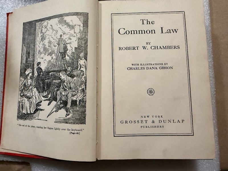 Antique The Common Law Robert W Chambers 1911 Grosset Dunlap Illustrated Hardco gallery