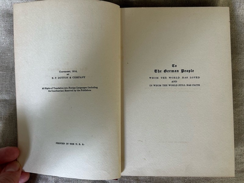 The German Republic by Walter Wellman – E.P. Dutton 1916 HC gallery
