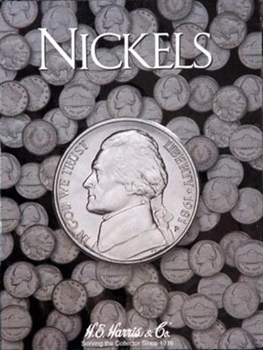 Coin Folder For US Nickels Plain New HE Harris Album 2682 Free Shipping Deal
