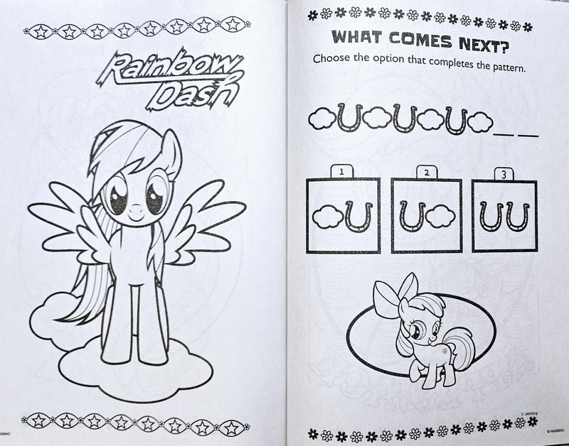 MY LITTLE PONY Jumbo Coloring & Activity Book Set of 2 with 8 Jumbo crayons NEW gallery