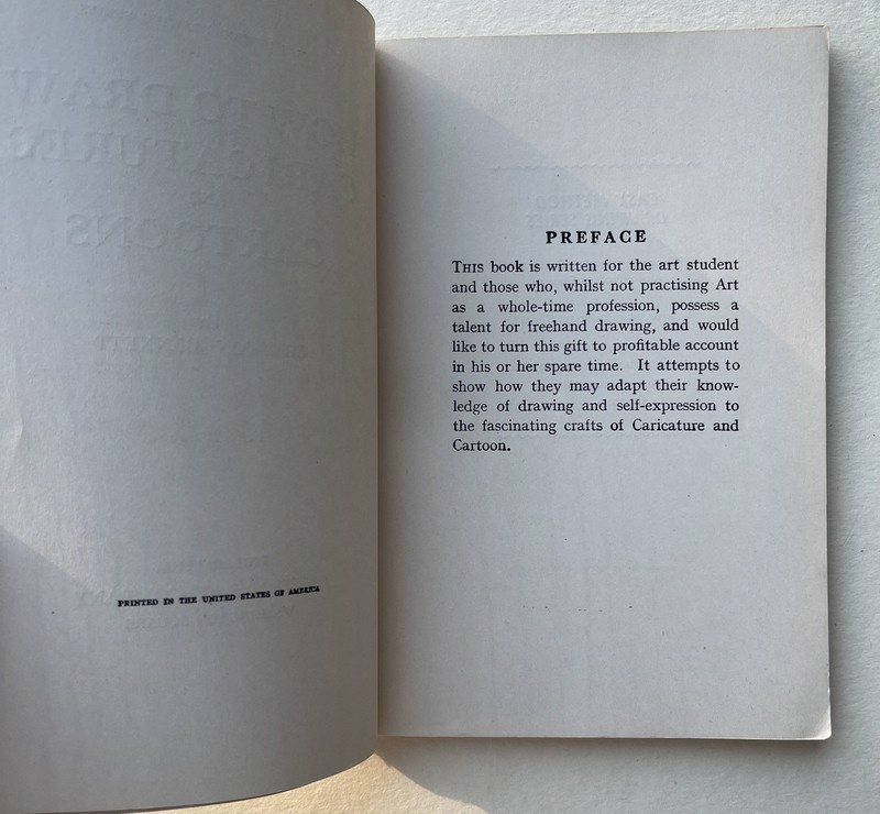 "How to Draw Caricatures and Cartoons" (circa 1940) by Compton Bennett gallery