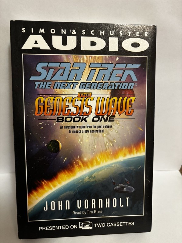 Simon & Schuster Audio Star Trek The Next Generation & The Genesis Wave EC Fast