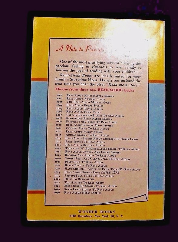 READ-ALOUD PUPPY STORIES 1957 WONDER BOOKS, INC SOFT COVERED gallery