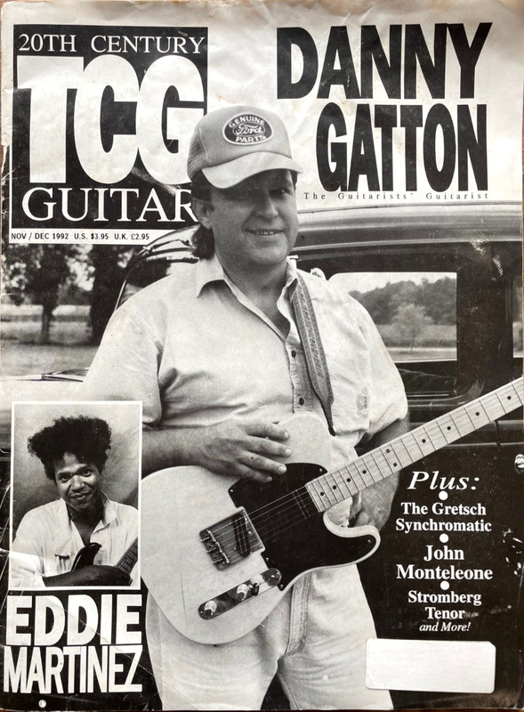 20th Century Guitar Magazine November December 1992 Danny Gatton Eddie Martinez