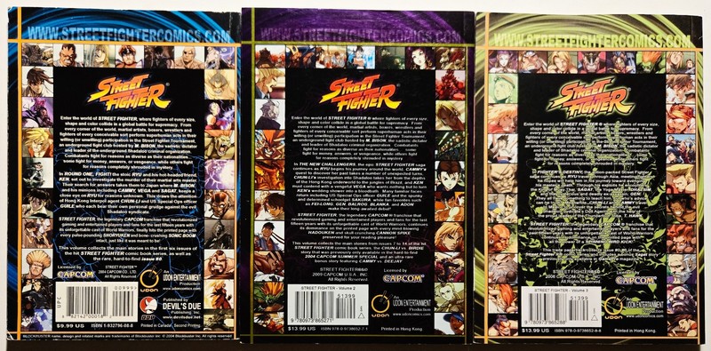 Street Fighter - Vol. 1 + 2 + 3 - Trade Paperback Lot 2003 UDON Comic Series gallery