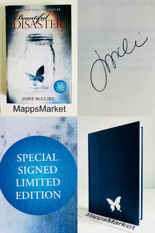 SIGNED Beautiful Disaster by Jamie McGuire SPECIAL LIMITED EDITION 1/1 (2012,HC)