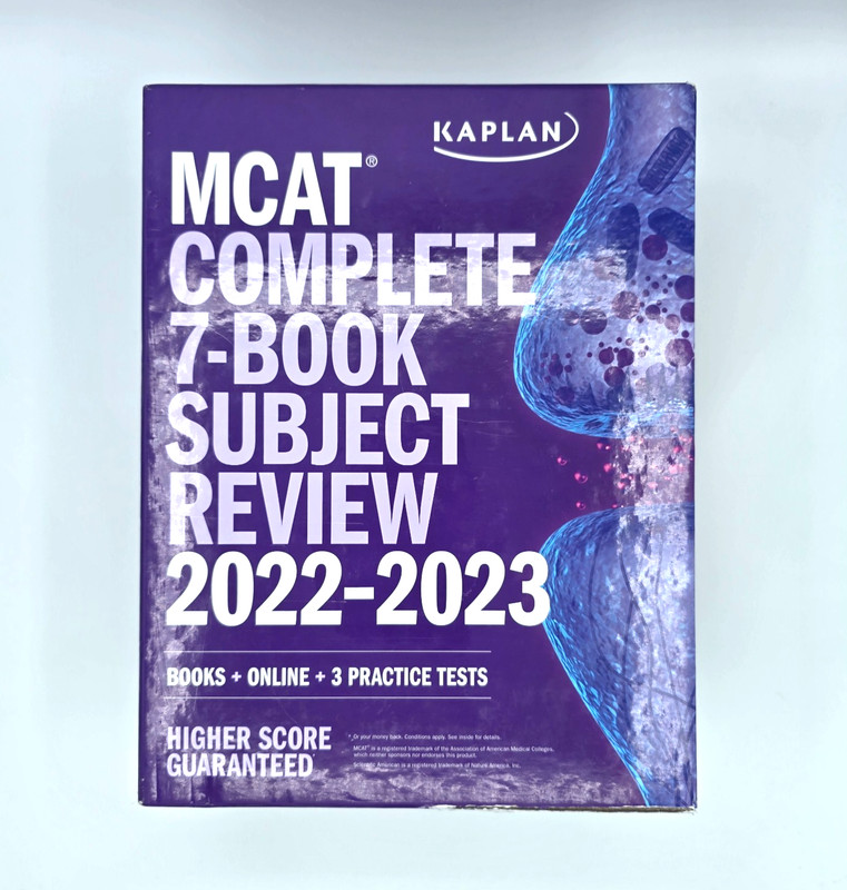 Kaplan MCAT 2022-2023 Complete Set 7 Books Quick Sheets P/S Packet