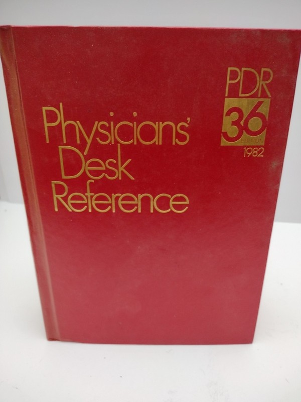 PDR 36th Edition 1982 Physicians' Desk Reference Hardcover 4 lbs + 10"X7.25" gallery