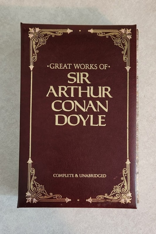 Great Works of Sir Arthur Conan Doyle Chatham River Press 1987 Leathercover Book