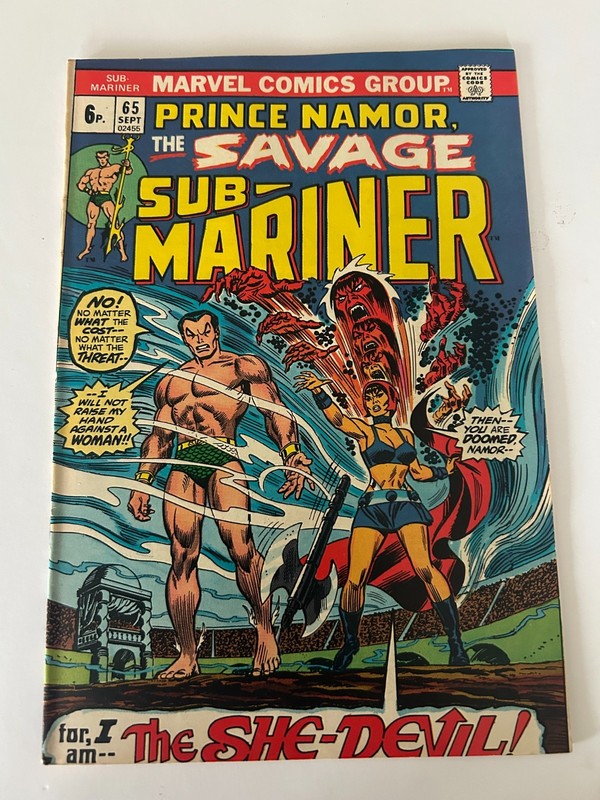 The Capture of The Sub – Mariner #65 – 1973 – VF-(7.5)