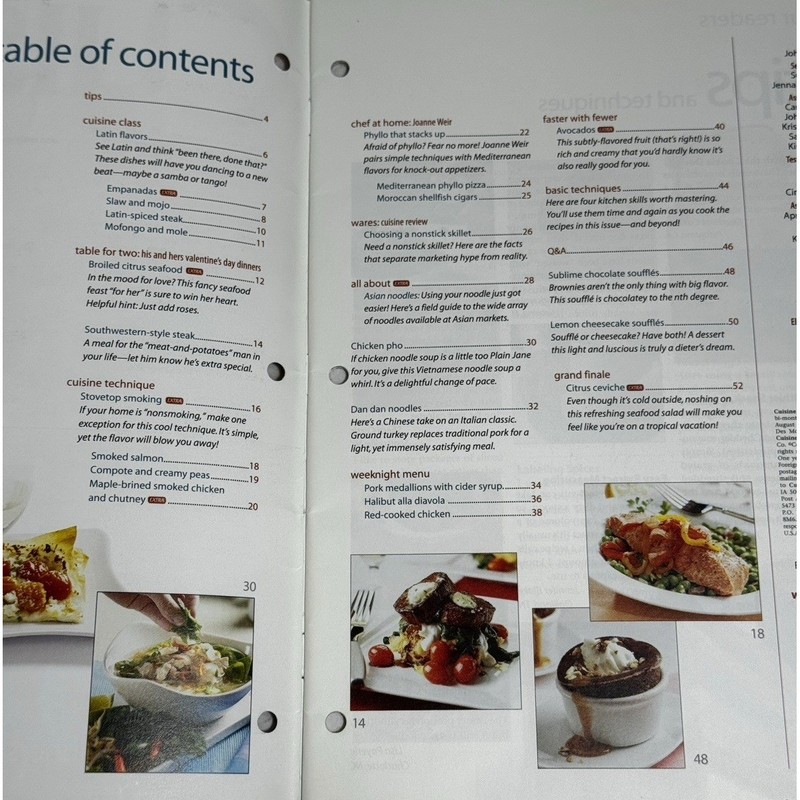Cuisine at Home Food Magazine Lot of 6 Issues Variety Lots of Recipes Ephemera gallery