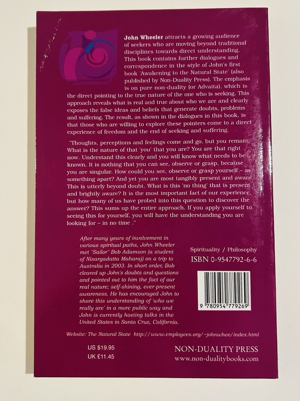 Shining In Plain View by John Wheeler & Non-Duality Press, Paperback 2005 gallery