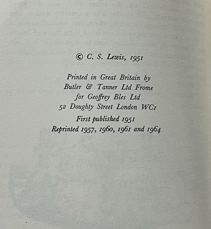 PRINCE CASPIAN : The Return to Narnia : C. S. Lewis : Pauline Baynes : vtg hbdj gallery