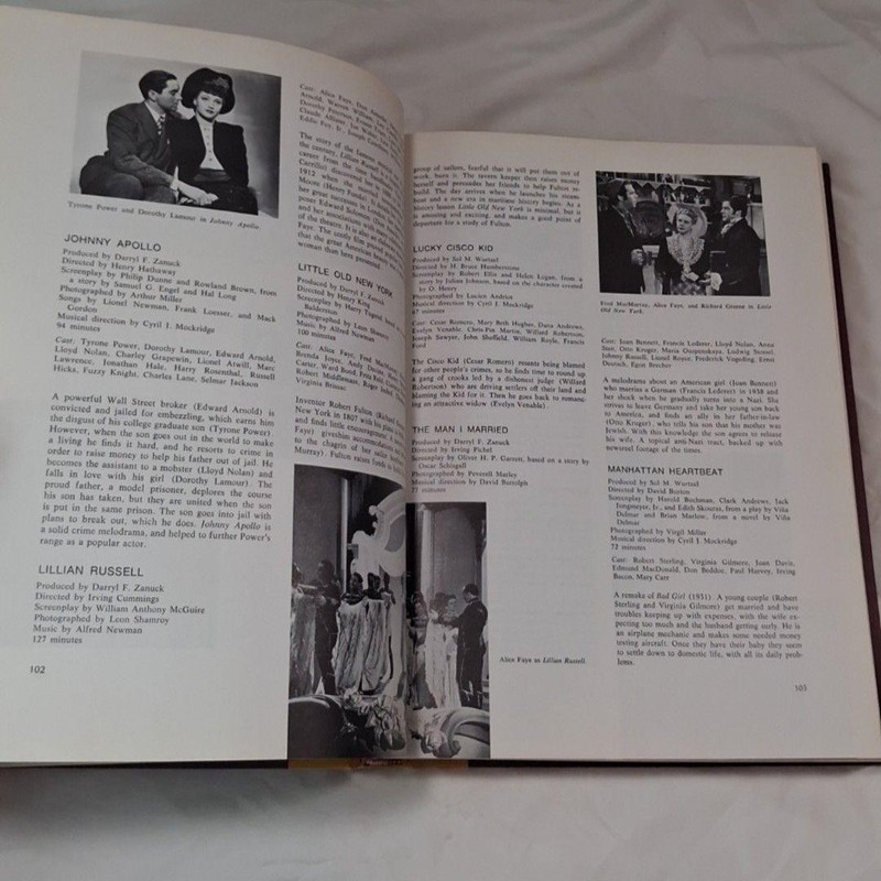 The Films Of 20th Century-Fox: A Pictorial History Tony Thomas HC Citadel Press gallery