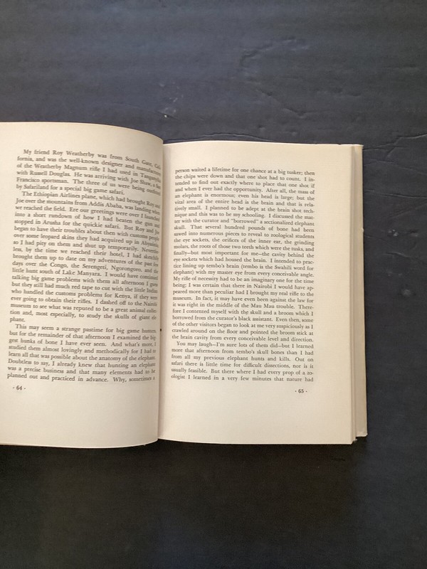 Between The Elephant's Eyes By Colonel Robert L. Scott 1954 Big Game Hunt Book gallery