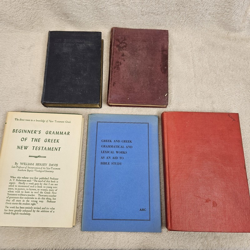 Greek New Testament For Beginners Book Lot Of 5 Essentials Grammar Lexicon Vtg gallery