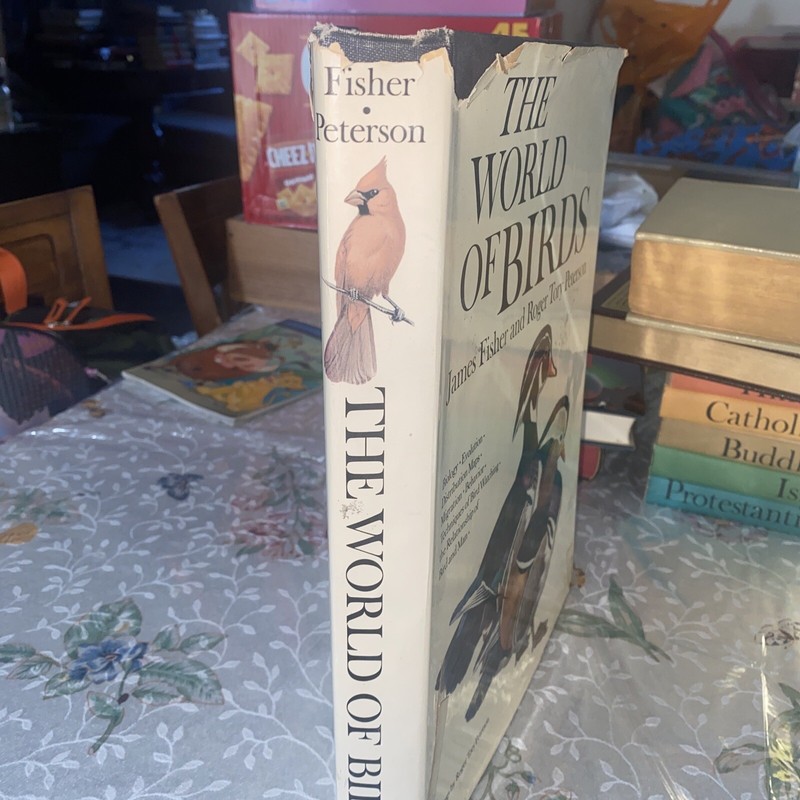 THE WORLD OF BIRDS, J. Fisher, Roger Tory Peterson, 1st Ed, 1964, HCDJ gallery
