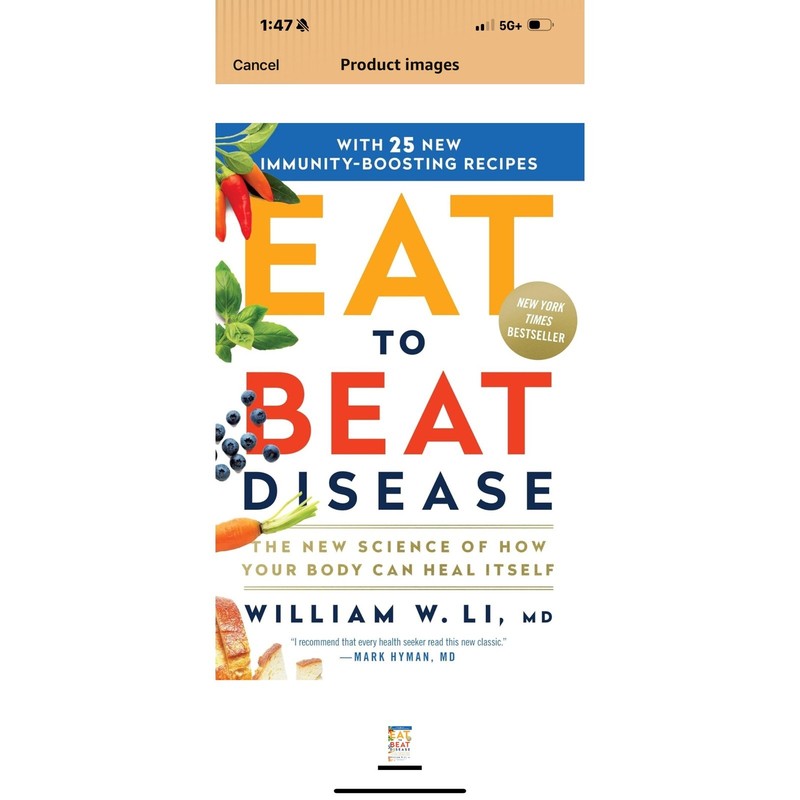 Eat to Beat Disease by William W. Li, MD – Cookbook, Health, Nutrition