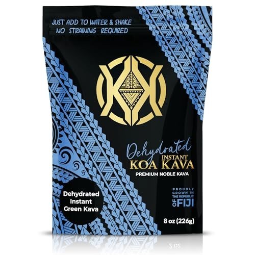 Dehydrated Instant Kava Root Powder - 100% Fijian Green Kava, 8 oz (226g) Bag gallery
