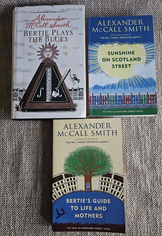 Lot of Three 44 Scotland Street Series Alexander McCall Smith Books #7 HC #8 #9